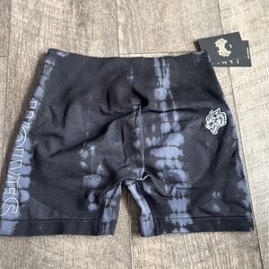 Darc Sport Black and Gray Patterned Shorts